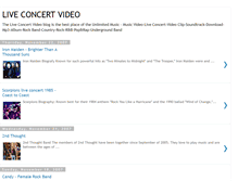 Tablet Screenshot of liveconcertvideo.blogspot.com