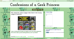 Desktop Screenshot of geekprincessblog.blogspot.com