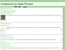 Tablet Screenshot of geekprincessblog.blogspot.com