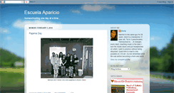 Desktop Screenshot of escuelitaaparicio.blogspot.com