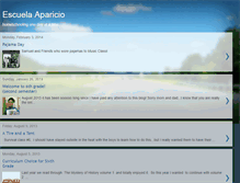 Tablet Screenshot of escuelitaaparicio.blogspot.com