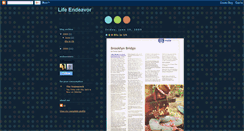 Desktop Screenshot of life-endeavor.blogspot.com