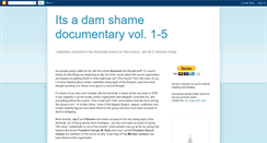 Desktop Screenshot of itsadamshame.blogspot.com