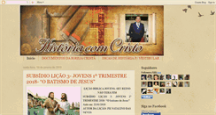 Desktop Screenshot of historiacomcristo.blogspot.com