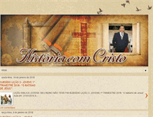 Tablet Screenshot of historiacomcristo.blogspot.com