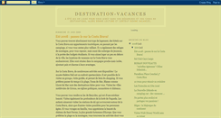 Desktop Screenshot of destination-vacance.blogspot.com