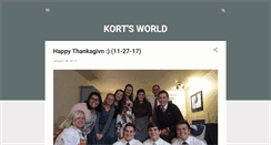 Desktop Screenshot of kortsworld.blogspot.com