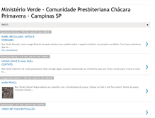 Tablet Screenshot of ministerioverde.blogspot.com