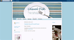 Desktop Screenshot of casualdish.blogspot.com