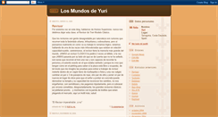 Desktop Screenshot of mundoyuri.blogspot.com