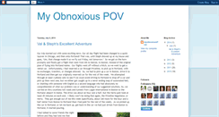 Desktop Screenshot of myobnoxiouspov.blogspot.com