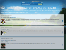 Tablet Screenshot of brooklynchiropractor.blogspot.com