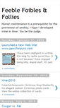 Mobile Screenshot of feeblefoiblesfollies.blogspot.com