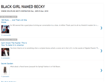 Tablet Screenshot of blackgirlnamedbecky.blogspot.com
