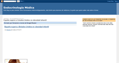 Desktop Screenshot of endocrinologia-medica.blogspot.com