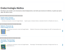 Tablet Screenshot of endocrinologia-medica.blogspot.com