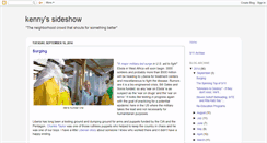Desktop Screenshot of kennysideshow.blogspot.com