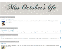 Tablet Screenshot of missoctoberlife.blogspot.com