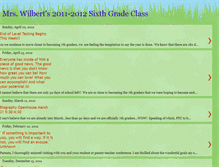 Tablet Screenshot of mrswilbert2011.blogspot.com