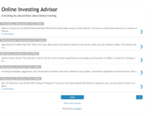 Tablet Screenshot of online-investing-advisor.blogspot.com