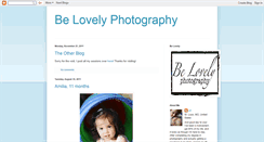 Desktop Screenshot of belovelyphotography.blogspot.com
