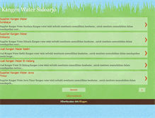 Tablet Screenshot of kangenwaterdisidoarjo.blogspot.com
