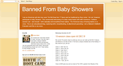 Desktop Screenshot of banned-from-baby-showers.blogspot.com