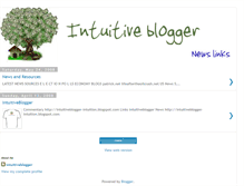 Tablet Screenshot of intuitiveblogger.blogspot.com