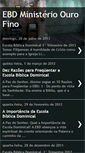 Mobile Screenshot of ebdministerioourofino.blogspot.com