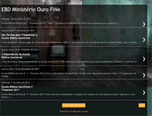 Tablet Screenshot of ebdministerioourofino.blogspot.com
