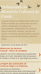 Mobile Screenshot of memoriaculturaldoceara.blogspot.com