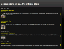 Tablet Screenshot of geowoodstockix.blogspot.com