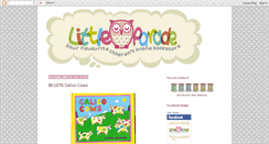 Desktop Screenshot of littleparade.blogspot.com