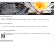 Tablet Screenshot of mycreativetherapy-cheryl.blogspot.com
