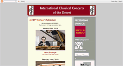 Desktop Screenshot of internationalclassicalconcerts.blogspot.com