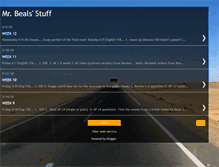 Tablet Screenshot of mrbealsstuff.blogspot.com