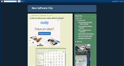 Desktop Screenshot of newsoftwarecity.blogspot.com