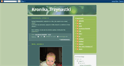 Desktop Screenshot of kronikitrzynastki.blogspot.com