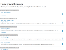 Tablet Screenshot of homegrownblessings.blogspot.com