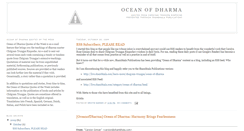 Desktop Screenshot of dharmaocean.blogspot.com