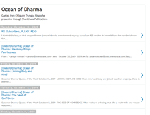 Tablet Screenshot of dharmaocean.blogspot.com