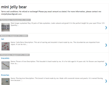 Tablet Screenshot of minijellybear.blogspot.com