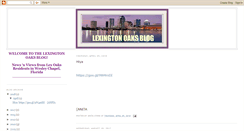 Desktop Screenshot of lexingtonoaks.blogspot.com