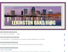 Tablet Screenshot of lexingtonoaks.blogspot.com