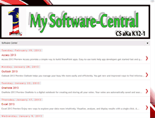 Tablet Screenshot of mysoftware-central.blogspot.com