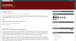 Desktop Screenshot of particleblog.blogspot.com