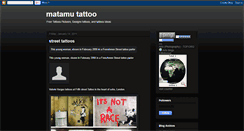 Desktop Screenshot of matamu-tattoo.blogspot.com