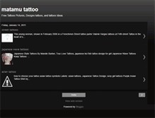 Tablet Screenshot of matamu-tattoo.blogspot.com