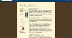 Desktop Screenshot of book-upsetter.blogspot.com