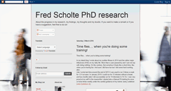 Desktop Screenshot of fredscholte-phdonderzoek.blogspot.com